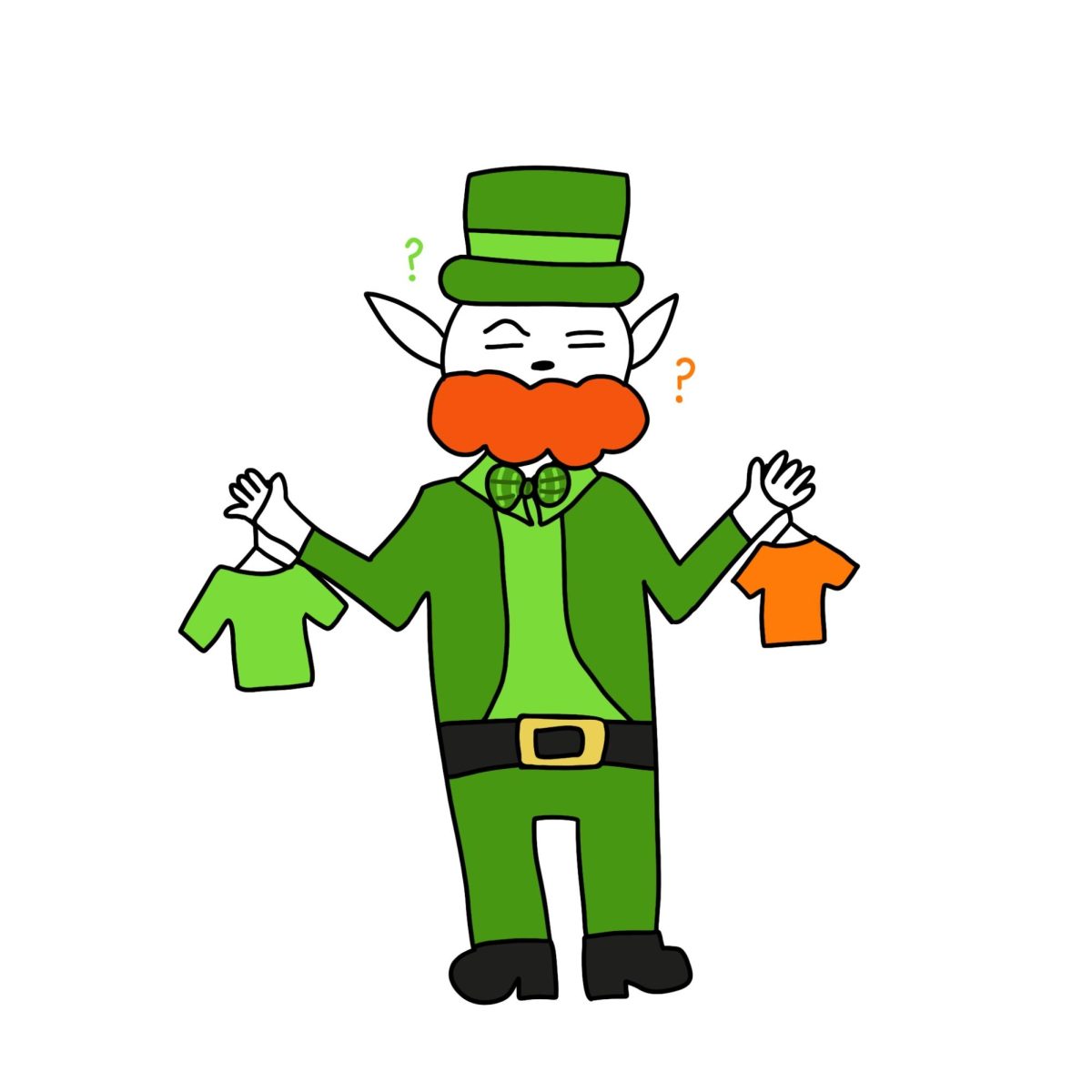 St. Paddy’s Day: Wear Green or Orange?